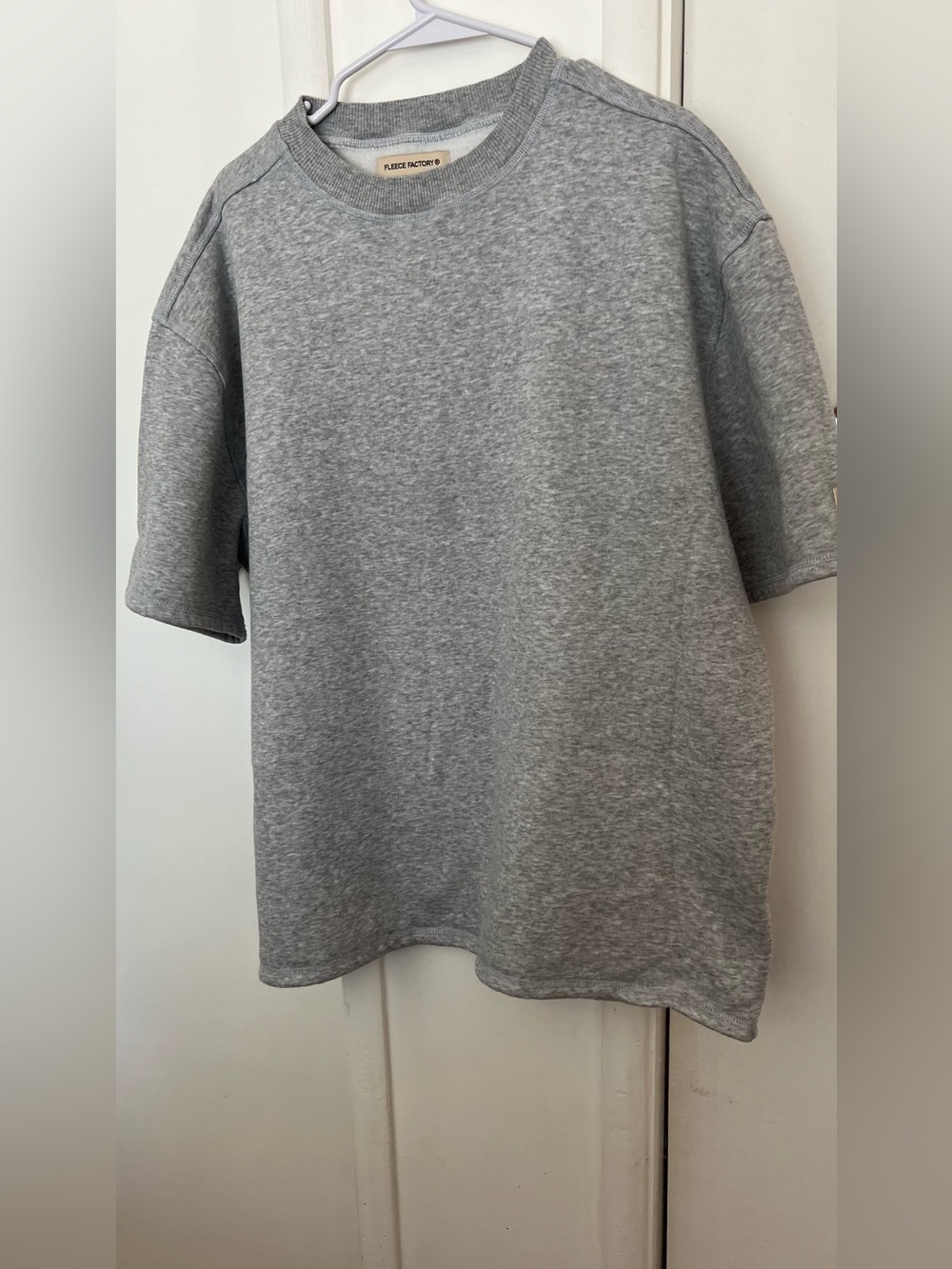 Blank NYC men’s Heather Gray Short Sleeve Sweatshirt size XL